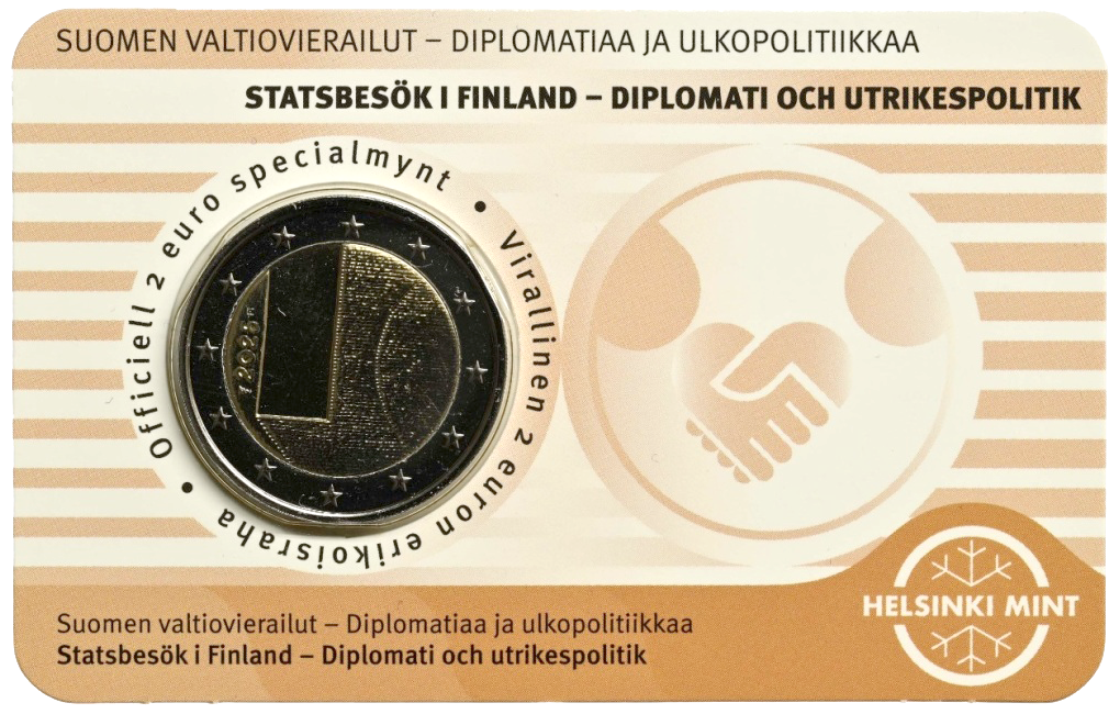 Otra imagen de 2 euros conmemorativa Visitas de Estado de Finlandia - Diplomacia y Política Exterior